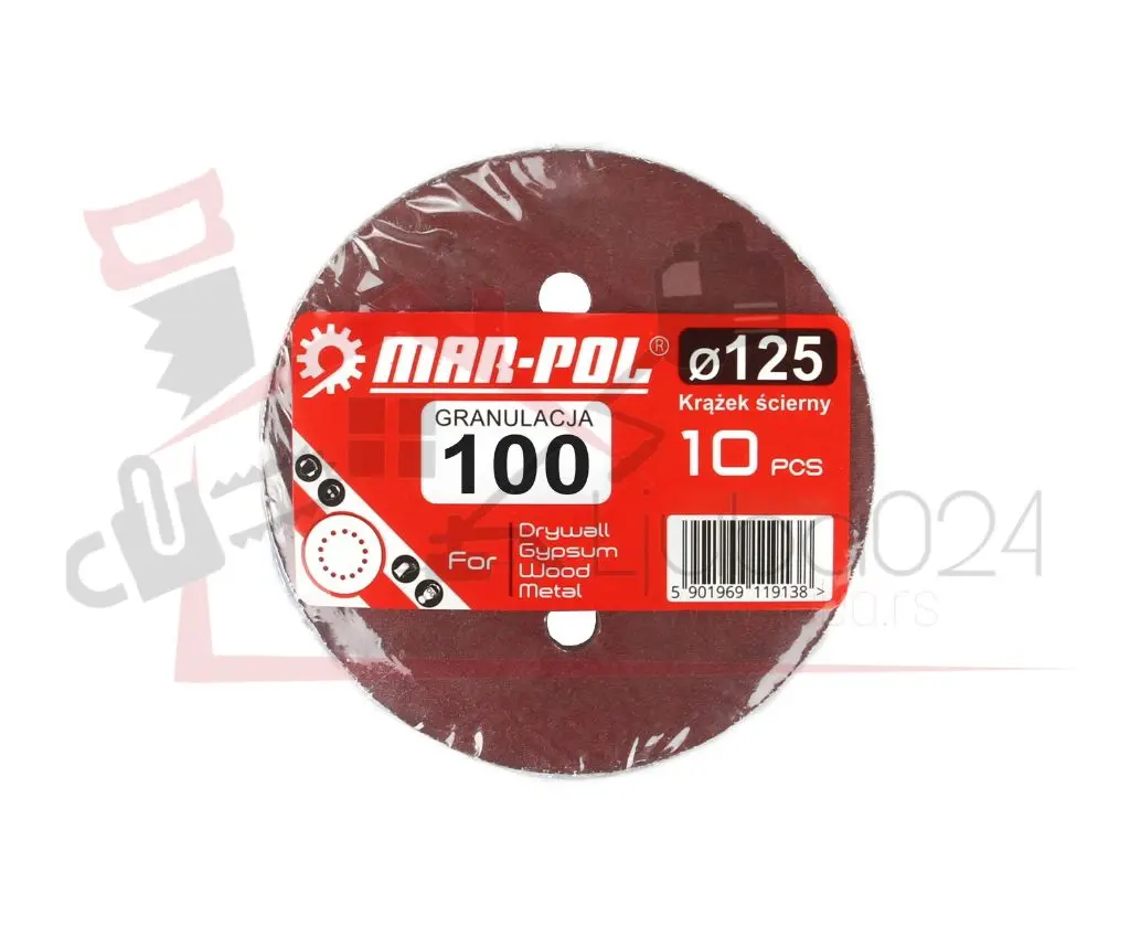 BRUSNI PAPIR FI 125 P-100 10/1