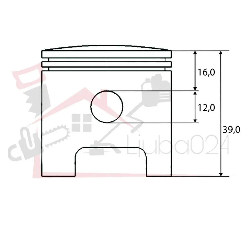 Klip H 61 fi 48 mm bolcna 12 mm AIP