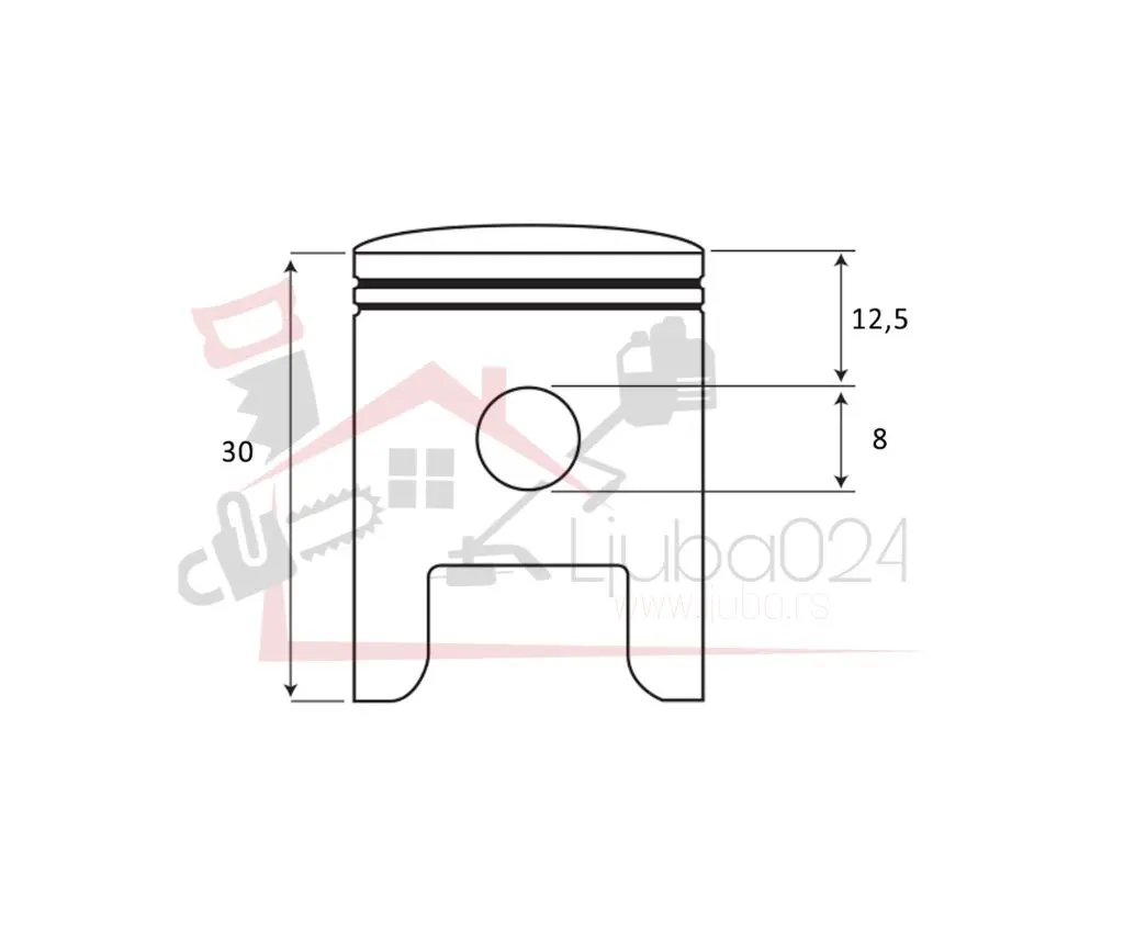 Klip S 017 170 fi 37 mm bolcna 8 mm AIP