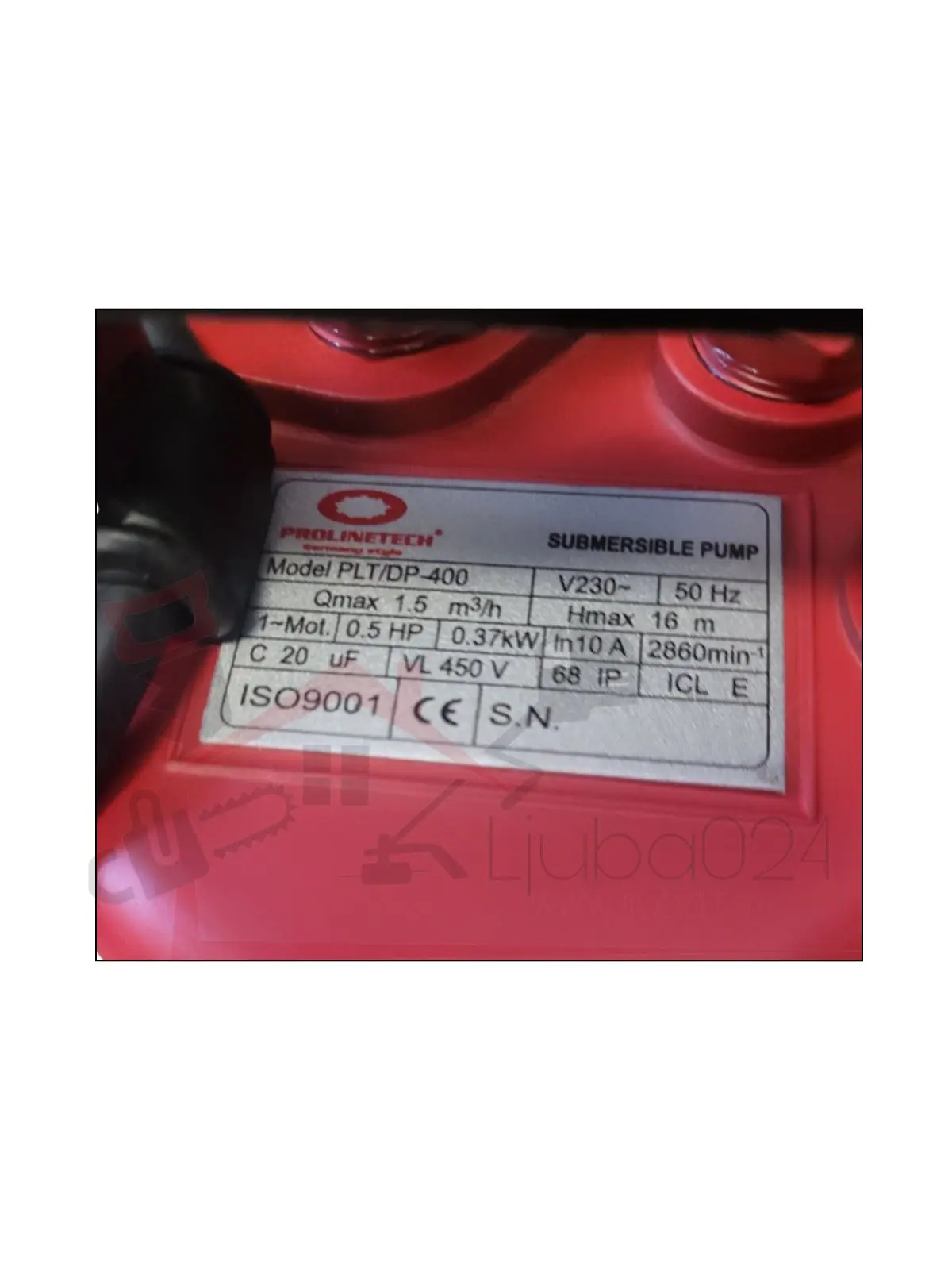 Pumpa muljna sa plovkom 370 W