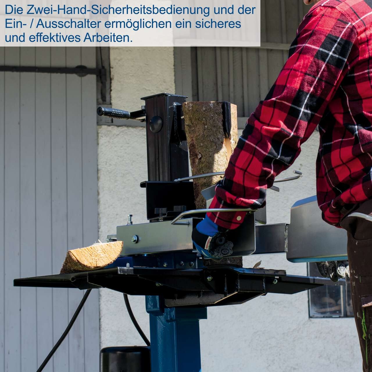 Vertikalni cepač za drva Scheppach HL730