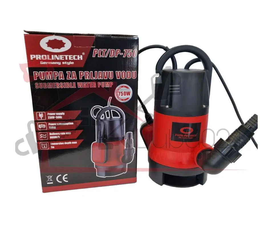 Pumpa muljna 750 W PVC