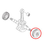 Ležaj sa semeringom Husqvarna 232 235 236 240 fi 12 mm