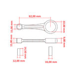 Klipnjača STIHL 044 bolcna 12 mm Ital