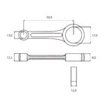 Klipnjača STIHL 023 025 MS 230 250 Ital