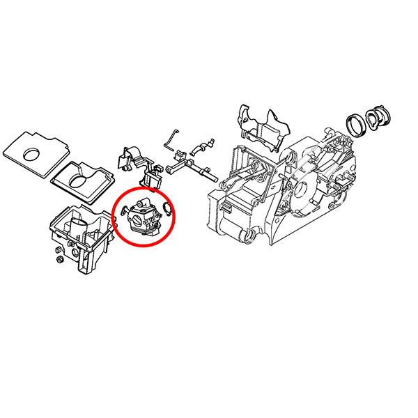 Karburator STIHL 017 018 MS 170 180 Zama