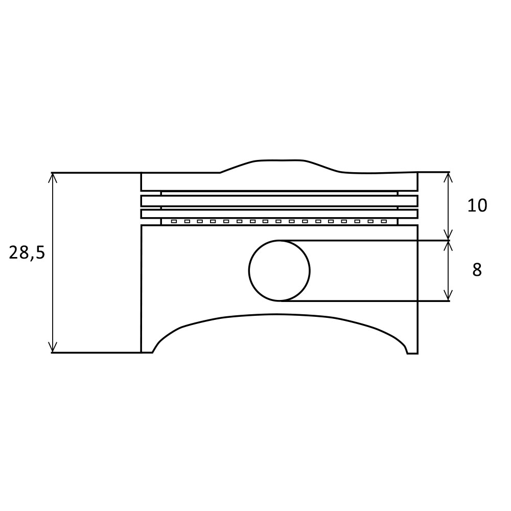 Klip Honda GX 35 fi 39×8 mm ITAL