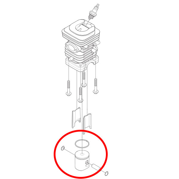 Klip Husqvarna 236 fi 37 mm bolcna 10 mm SUKOKI