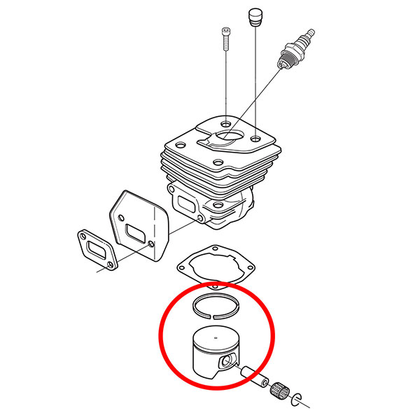 Klip Husqvarna 359 fi 47 mm bolcna 12 mm Hyway