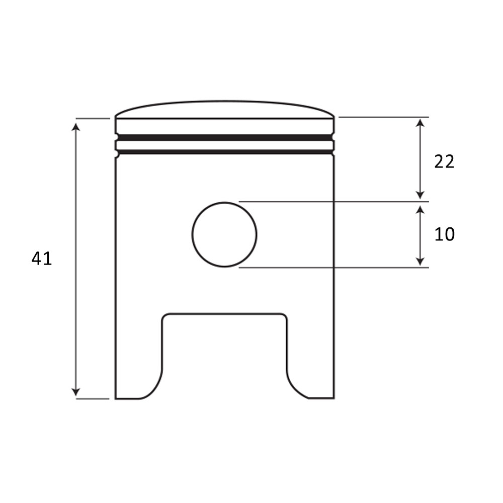 Klip STIHL MS 261 271  fi 44,7 mm bolcna 10 mm  AIP