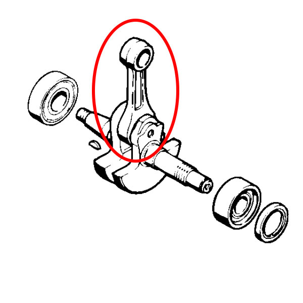 Klipnjača STIHL 044 bolcna 12 mm Ital