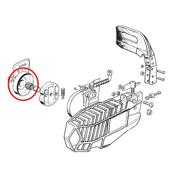 Lančanik ITAL 38505 Husqvarna140 240 444 3,25" sa prstenom