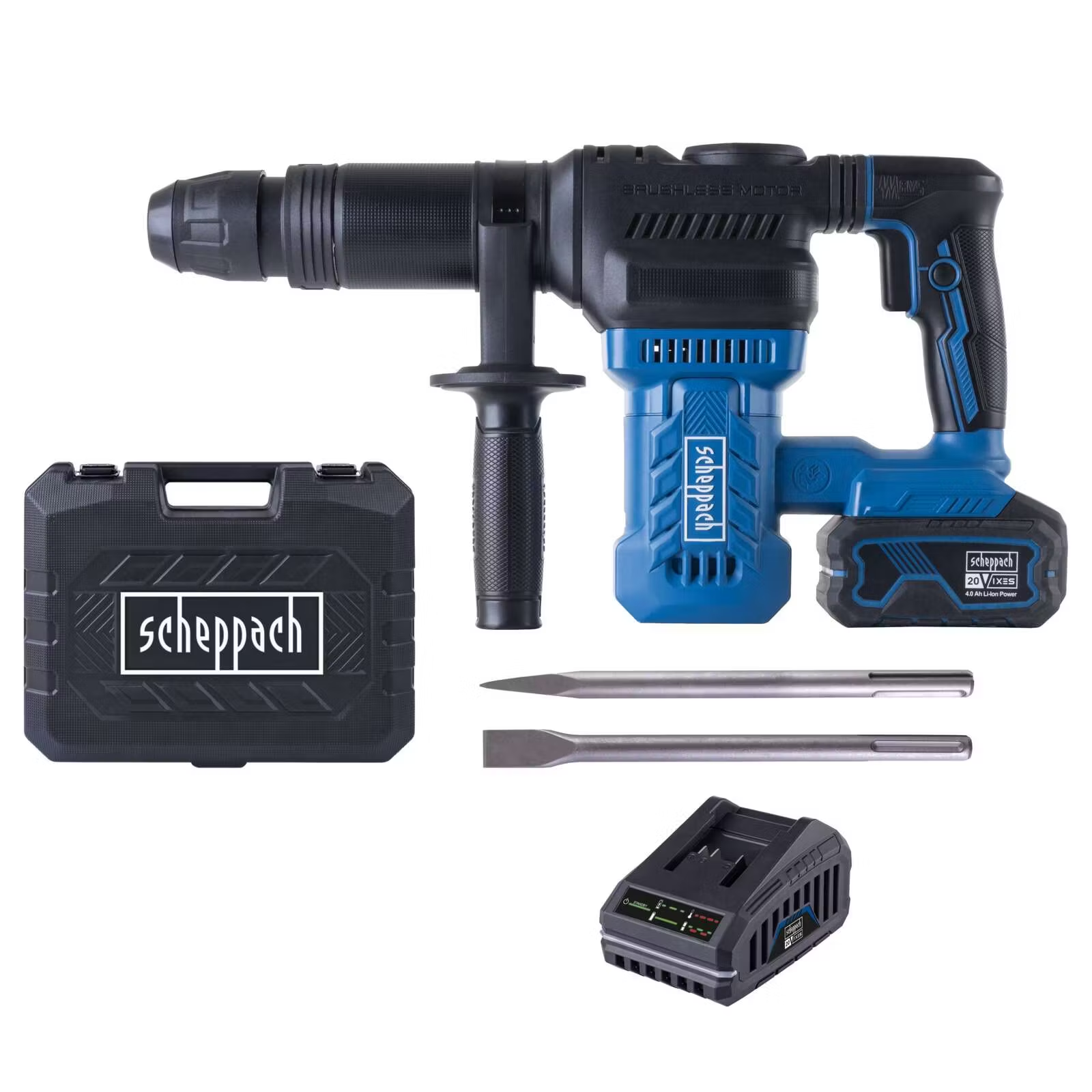 Aku čekić za štemovanje SDS-Max BC-AB1500-X SET L 20V IXES Scheppach