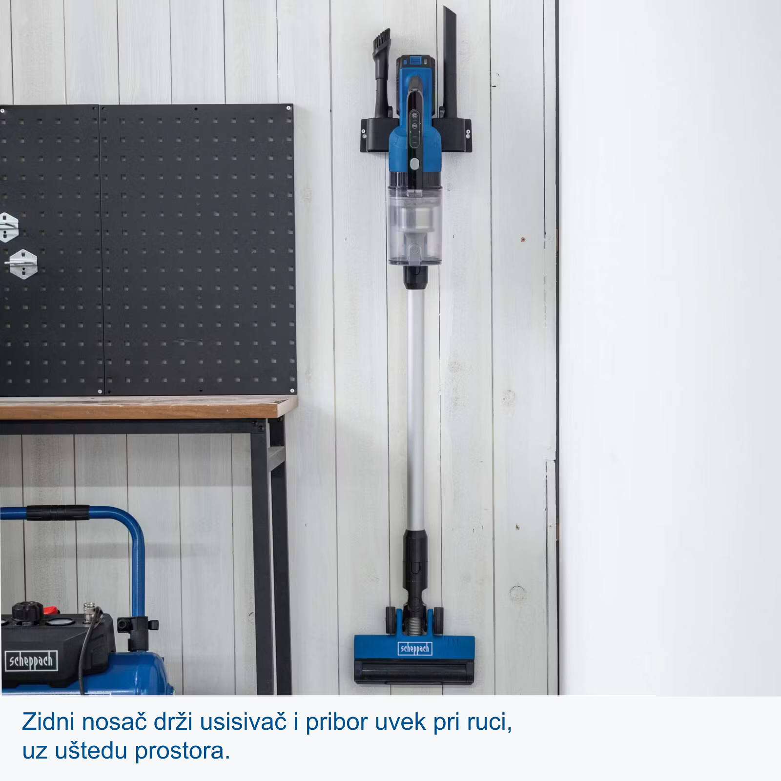 Aku štapni usisivač 2u1 BC-VC250-X SET S 20V IXES Scheppach
